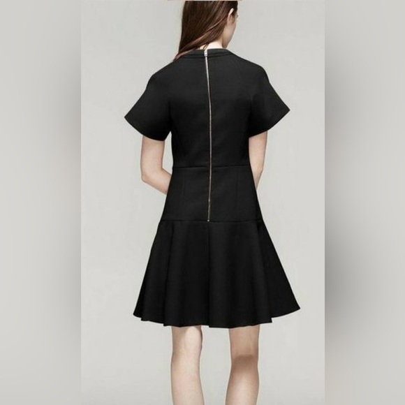 NWOT RAG & BONE Watson Black Short Sleeve Dress US Size 6 Original $595 - Picture 2 of 9